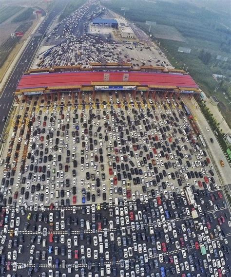 are there 50 lane highways in china